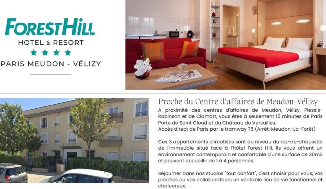 Hotel Forest Hill Meudon Velizy Ruang foto